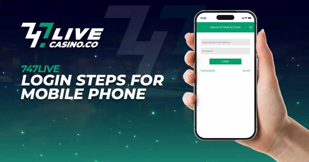 747Live Login Steps for Mobile Phone