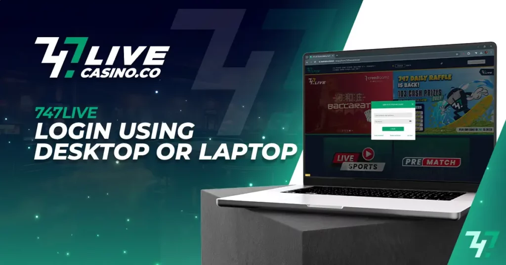 747Live Login Using Desktop or Laptop